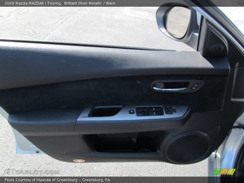Brilliant Silver Metallic / Black 2009 Mazda MAZDA6 i Touring