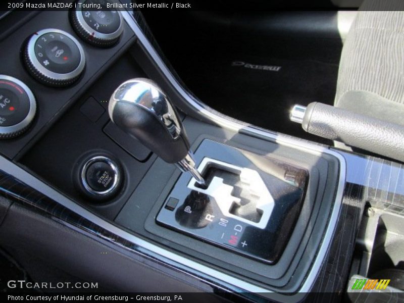 Brilliant Silver Metallic / Black 2009 Mazda MAZDA6 i Touring