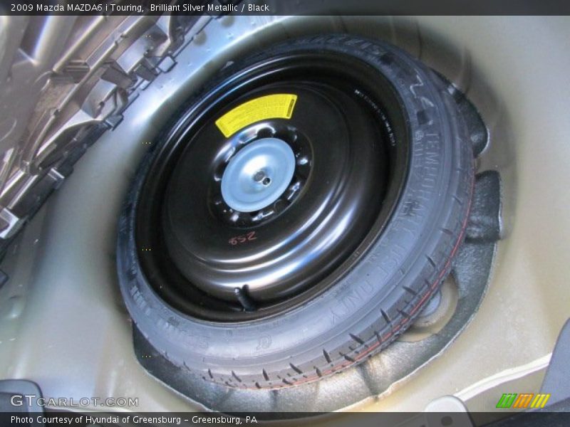 Brilliant Silver Metallic / Black 2009 Mazda MAZDA6 i Touring