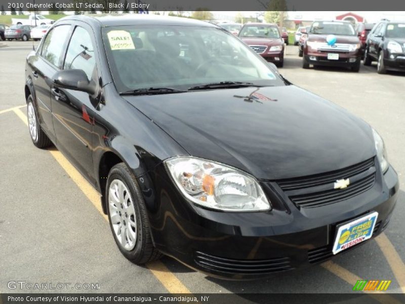 Black / Ebony 2010 Chevrolet Cobalt LT Sedan