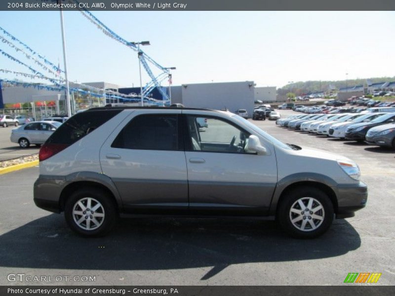 Olympic White / Light Gray 2004 Buick Rendezvous CXL AWD