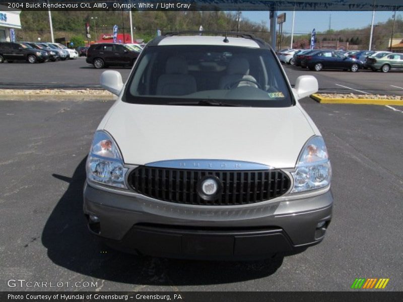 Olympic White / Light Gray 2004 Buick Rendezvous CXL AWD