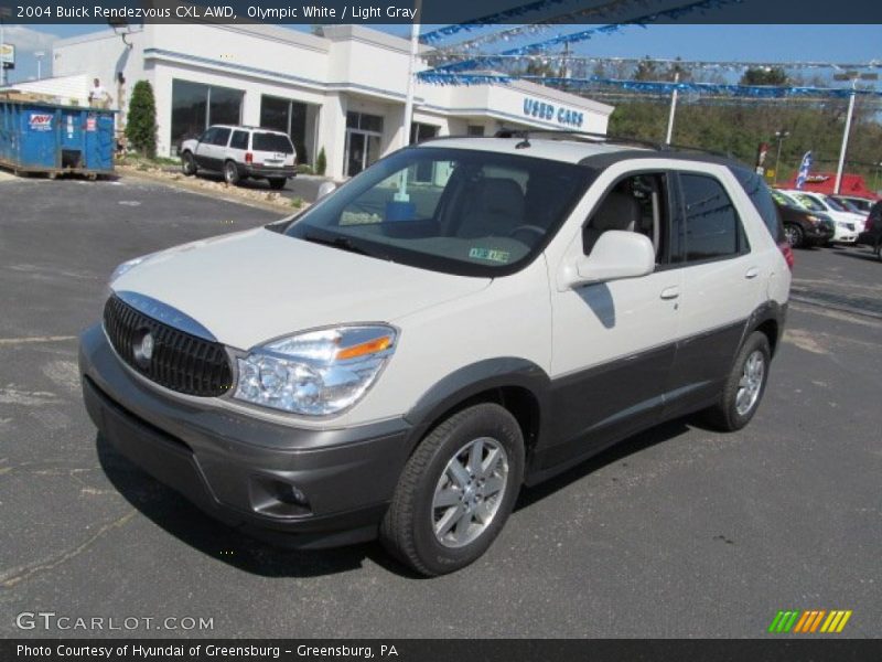 Olympic White / Light Gray 2004 Buick Rendezvous CXL AWD