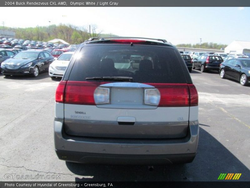 Olympic White / Light Gray 2004 Buick Rendezvous CXL AWD