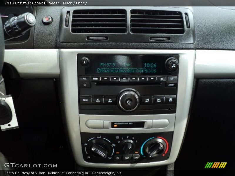 Black / Ebony 2010 Chevrolet Cobalt LT Sedan