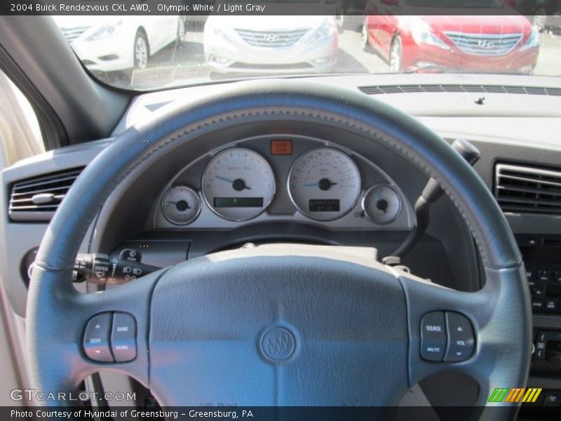 Olympic White / Light Gray 2004 Buick Rendezvous CXL AWD