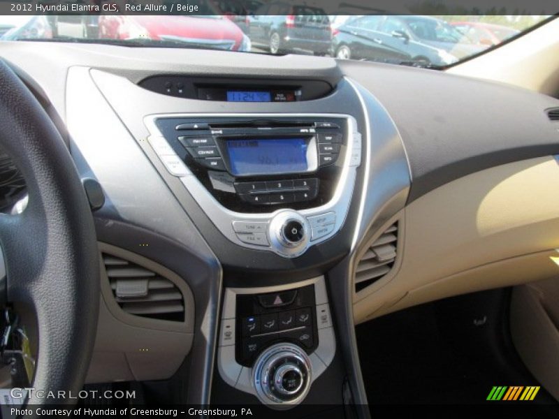 Red Allure / Beige 2012 Hyundai Elantra GLS