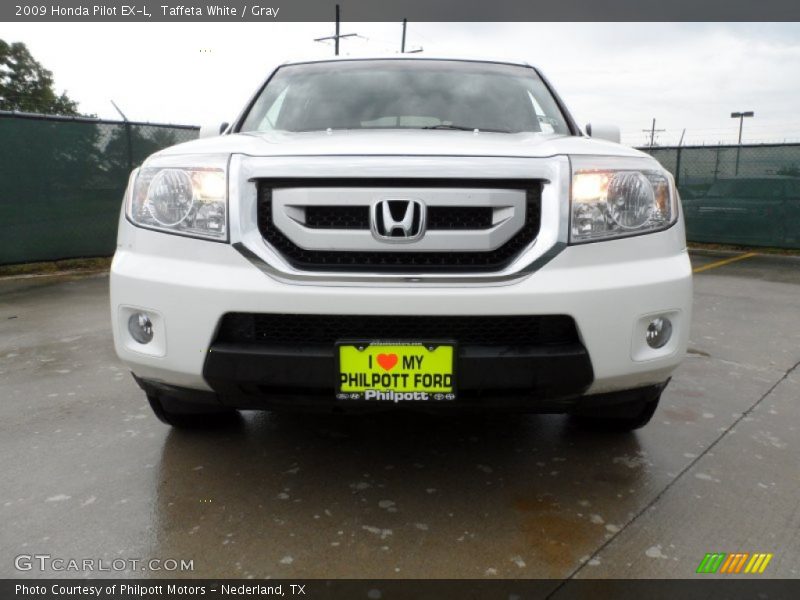 Taffeta White / Gray 2009 Honda Pilot EX-L