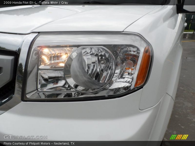 Taffeta White / Gray 2009 Honda Pilot EX-L