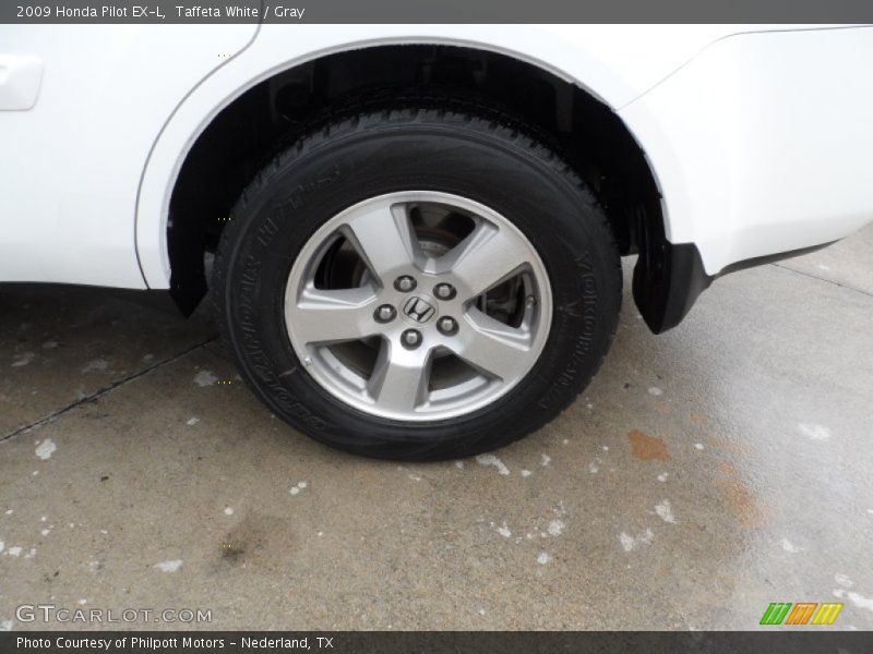 Taffeta White / Gray 2009 Honda Pilot EX-L