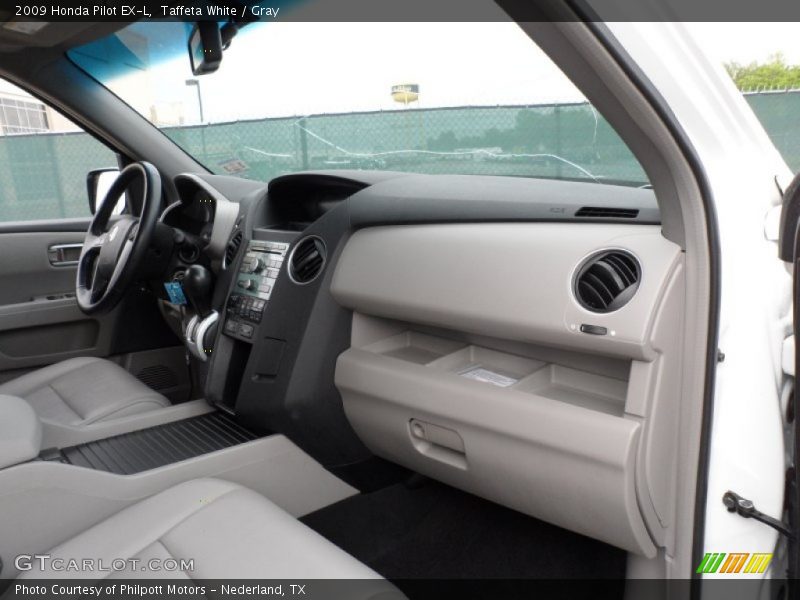 Taffeta White / Gray 2009 Honda Pilot EX-L