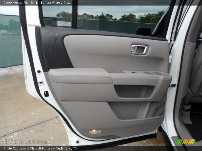 Taffeta White / Gray 2009 Honda Pilot EX-L