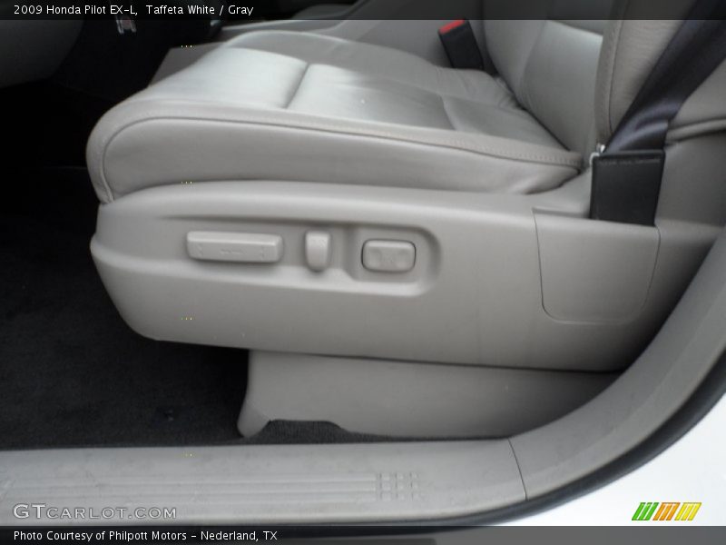 Taffeta White / Gray 2009 Honda Pilot EX-L