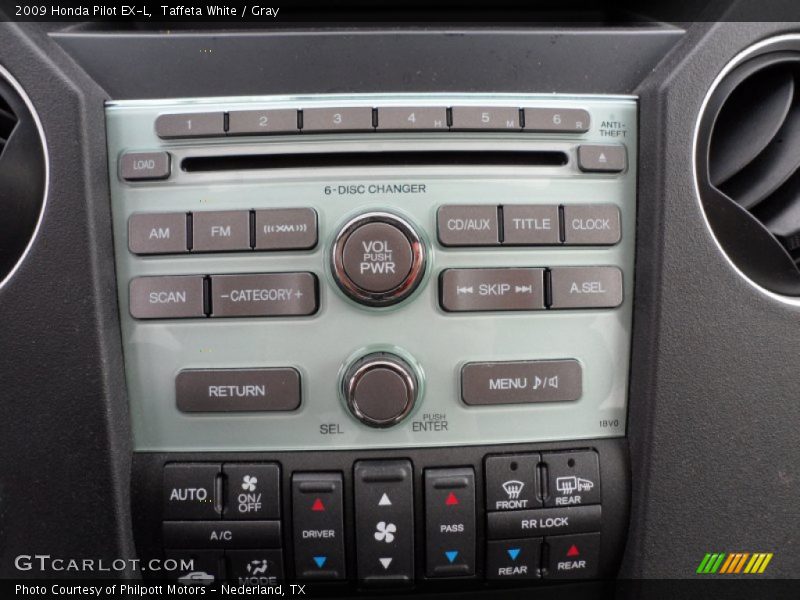 Taffeta White / Gray 2009 Honda Pilot EX-L