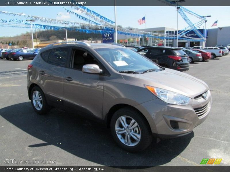 Chai Bronze / Taupe 2012 Hyundai Tucson GLS