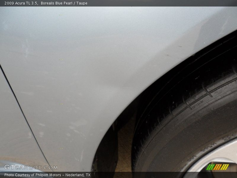Borealis Blue Pearl / Taupe 2009 Acura TL 3.5
