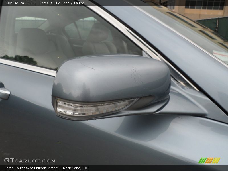 Borealis Blue Pearl / Taupe 2009 Acura TL 3.5