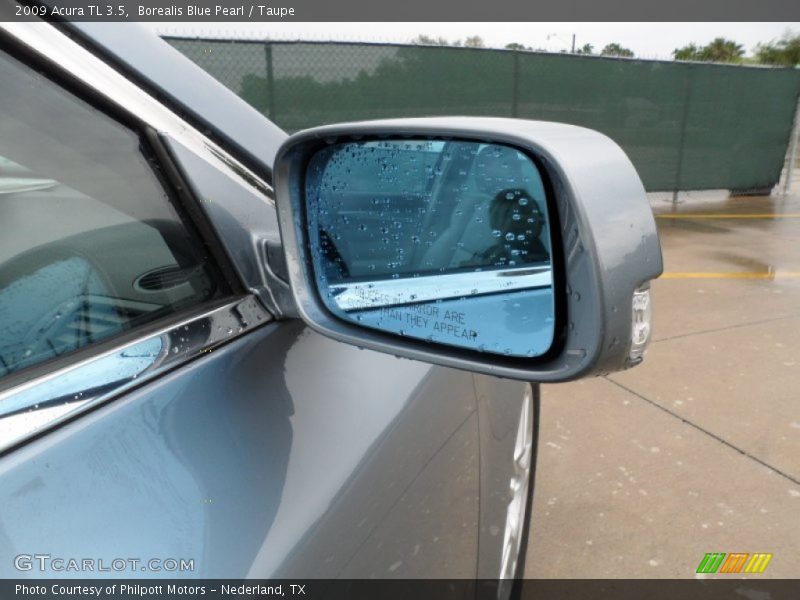 Borealis Blue Pearl / Taupe 2009 Acura TL 3.5