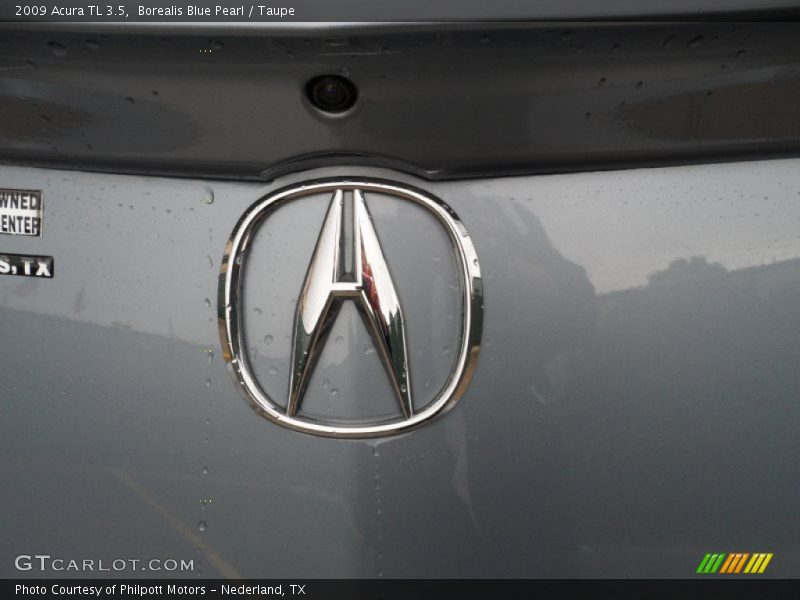 Borealis Blue Pearl / Taupe 2009 Acura TL 3.5