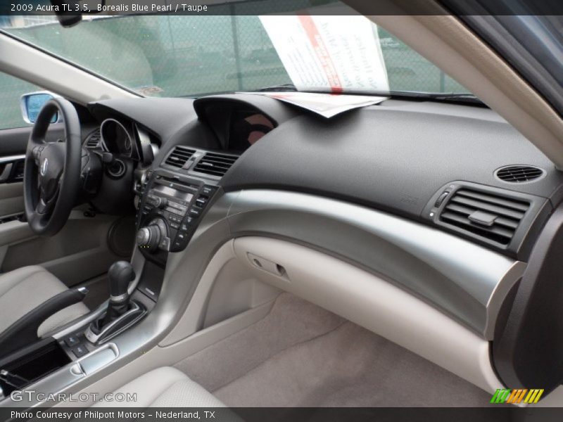 Borealis Blue Pearl / Taupe 2009 Acura TL 3.5