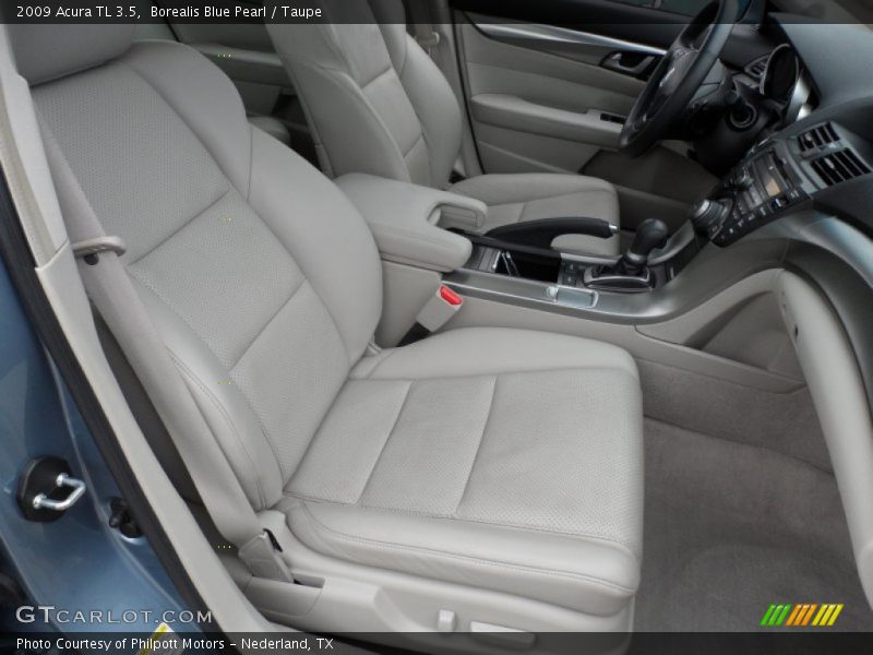 Borealis Blue Pearl / Taupe 2009 Acura TL 3.5