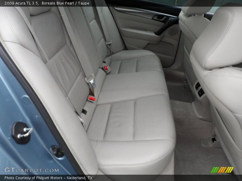 Borealis Blue Pearl / Taupe 2009 Acura TL 3.5