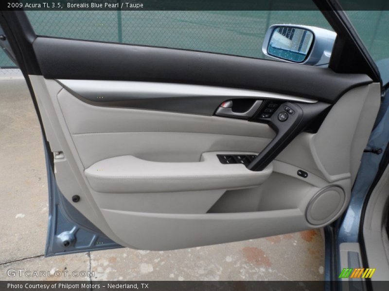 Borealis Blue Pearl / Taupe 2009 Acura TL 3.5