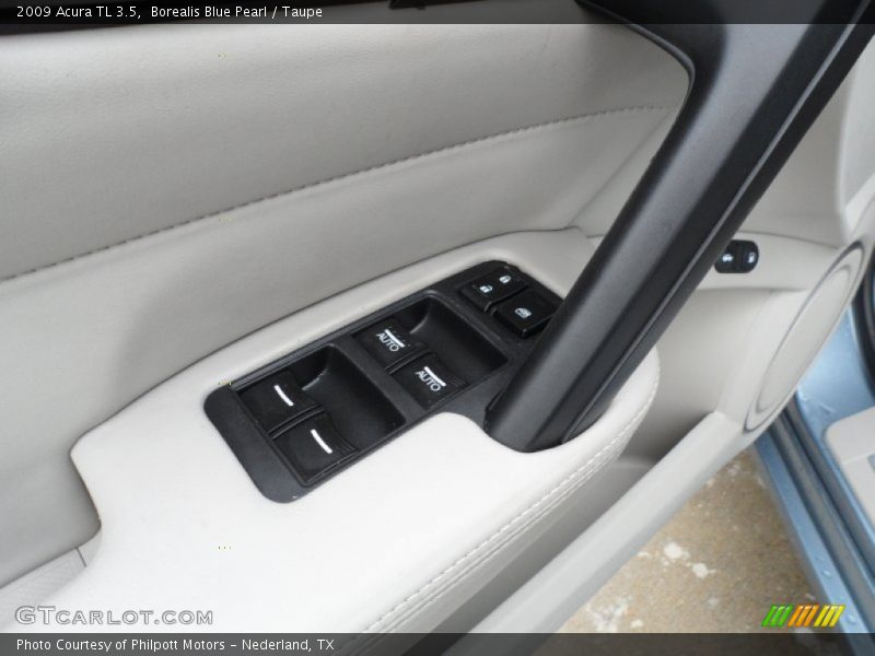 Borealis Blue Pearl / Taupe 2009 Acura TL 3.5