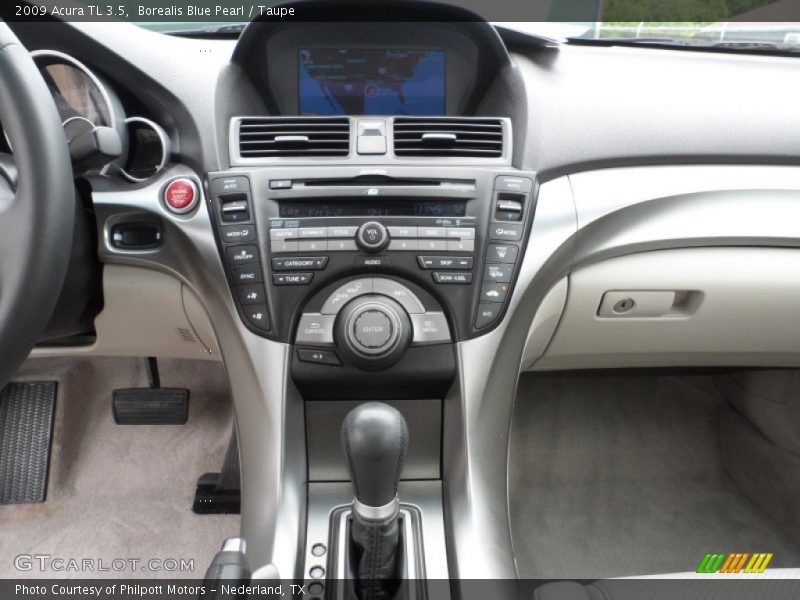 Borealis Blue Pearl / Taupe 2009 Acura TL 3.5