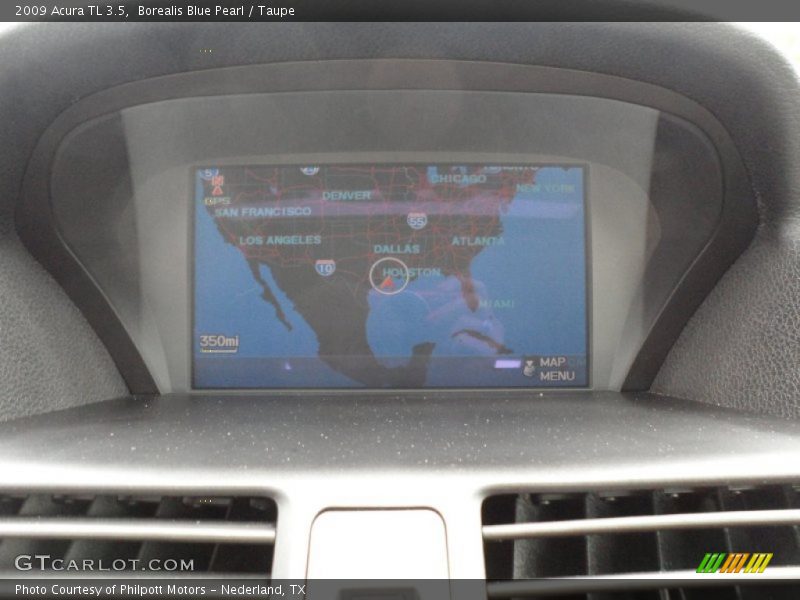 Borealis Blue Pearl / Taupe 2009 Acura TL 3.5