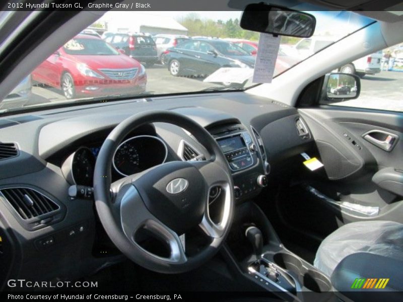 Graphite Gray / Black 2012 Hyundai Tucson GL