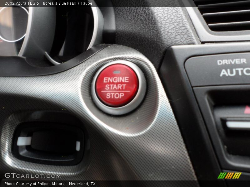 Borealis Blue Pearl / Taupe 2009 Acura TL 3.5