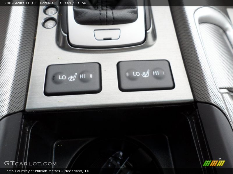 Borealis Blue Pearl / Taupe 2009 Acura TL 3.5
