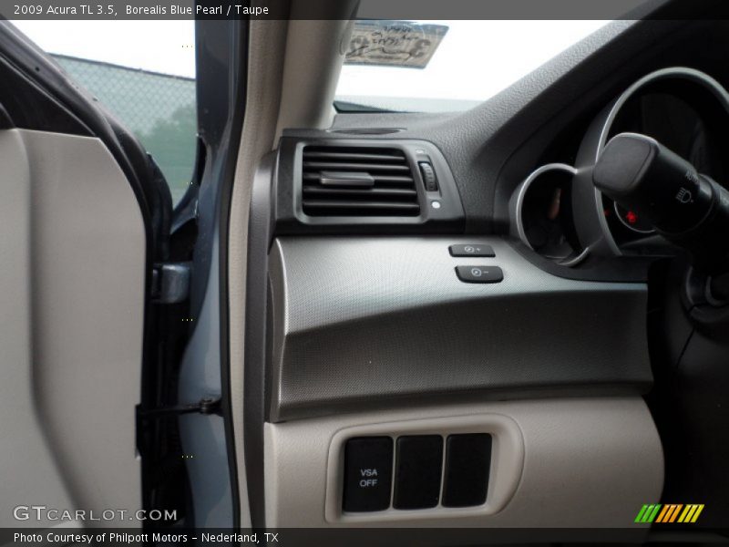 Borealis Blue Pearl / Taupe 2009 Acura TL 3.5