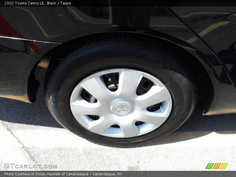 Black / Taupe 2002 Toyota Camry LE
