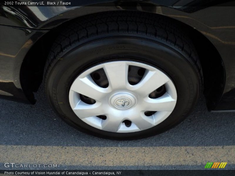 Black / Taupe 2002 Toyota Camry LE