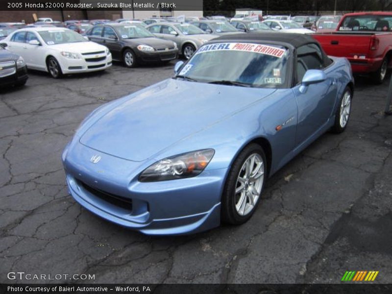 Suzuka Blue Metallic / Black 2005 Honda S2000 Roadster