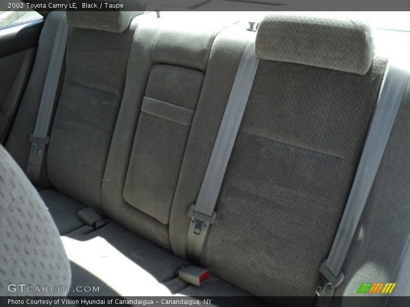Black / Taupe 2002 Toyota Camry LE