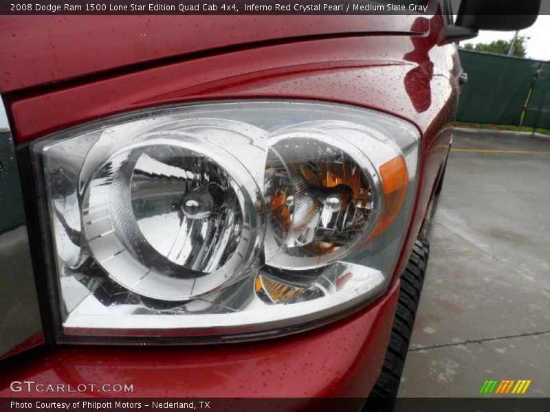 Inferno Red Crystal Pearl / Medium Slate Gray 2008 Dodge Ram 1500 Lone Star Edition Quad Cab 4x4