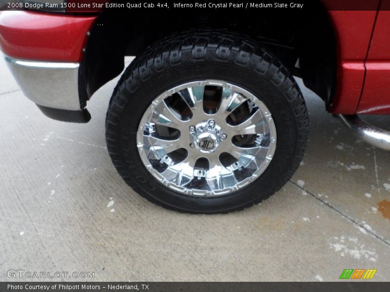 Inferno Red Crystal Pearl / Medium Slate Gray 2008 Dodge Ram 1500 Lone Star Edition Quad Cab 4x4