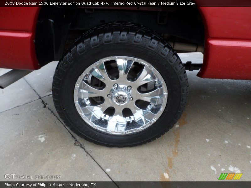 Inferno Red Crystal Pearl / Medium Slate Gray 2008 Dodge Ram 1500 Lone Star Edition Quad Cab 4x4