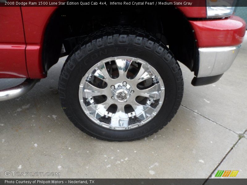 Inferno Red Crystal Pearl / Medium Slate Gray 2008 Dodge Ram 1500 Lone Star Edition Quad Cab 4x4