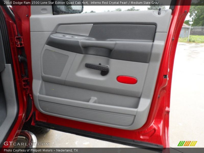 Inferno Red Crystal Pearl / Medium Slate Gray 2008 Dodge Ram 1500 Lone Star Edition Quad Cab 4x4