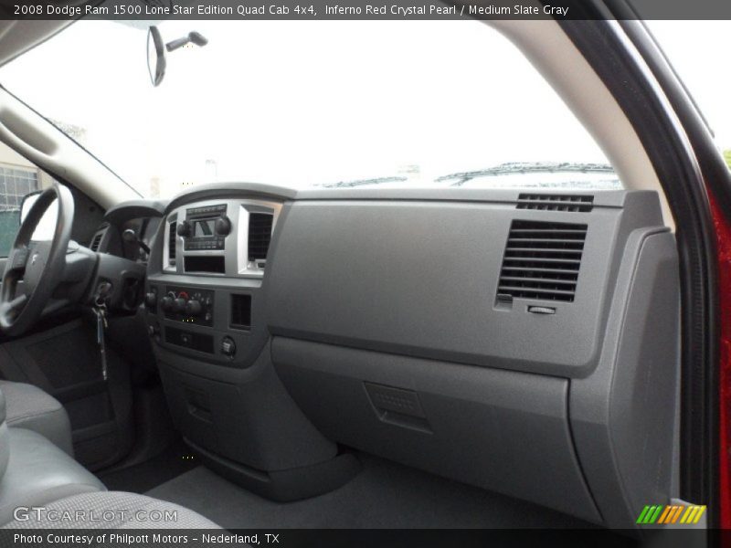 Inferno Red Crystal Pearl / Medium Slate Gray 2008 Dodge Ram 1500 Lone Star Edition Quad Cab 4x4