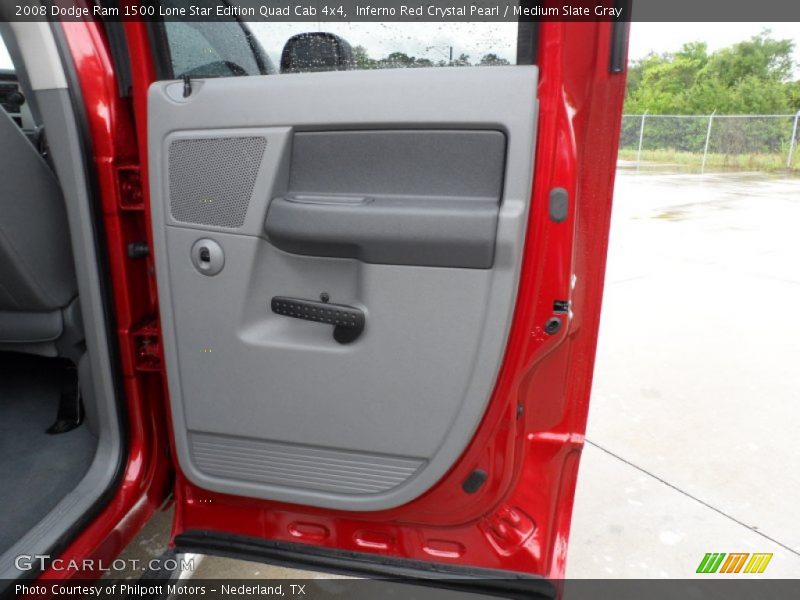 Inferno Red Crystal Pearl / Medium Slate Gray 2008 Dodge Ram 1500 Lone Star Edition Quad Cab 4x4