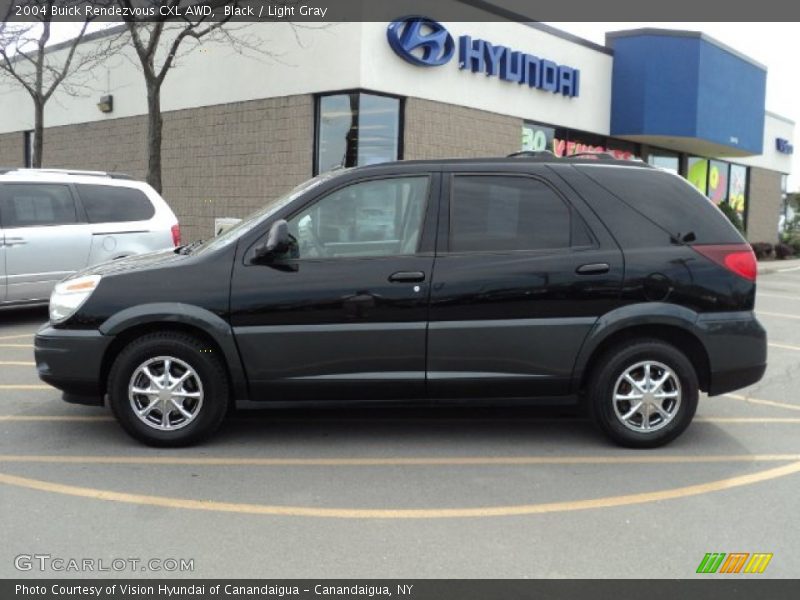 Black / Light Gray 2004 Buick Rendezvous CXL AWD