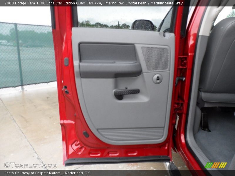 Inferno Red Crystal Pearl / Medium Slate Gray 2008 Dodge Ram 1500 Lone Star Edition Quad Cab 4x4