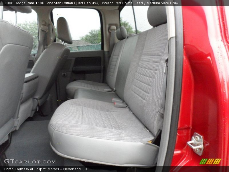 Inferno Red Crystal Pearl / Medium Slate Gray 2008 Dodge Ram 1500 Lone Star Edition Quad Cab 4x4