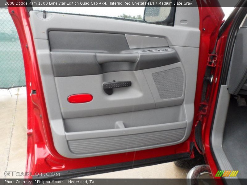 Inferno Red Crystal Pearl / Medium Slate Gray 2008 Dodge Ram 1500 Lone Star Edition Quad Cab 4x4