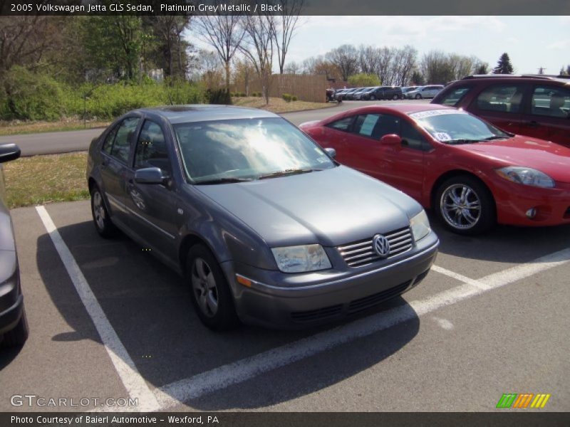 Platinum Grey Metallic / Black 2005 Volkswagen Jetta GLS Sedan